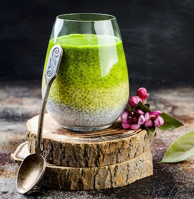 Matcha Chia Tea